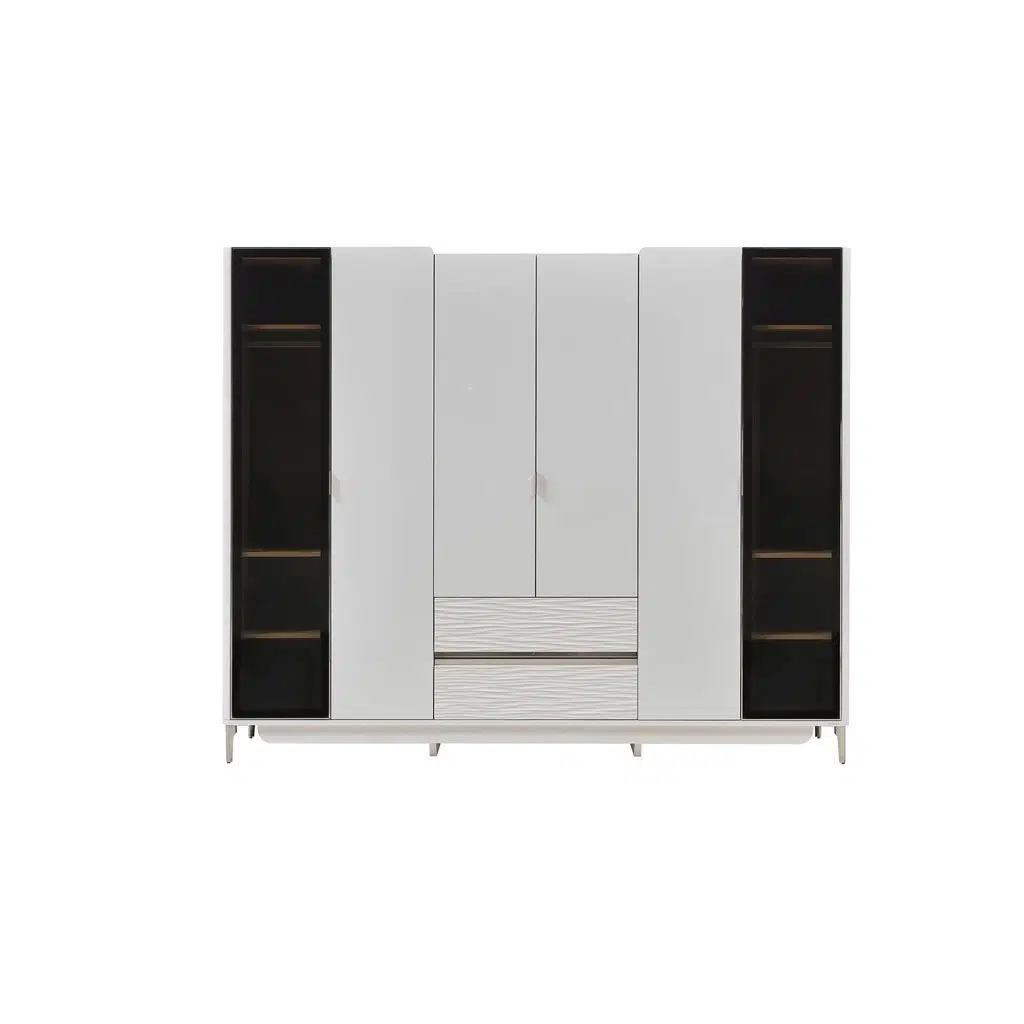 Bellona Marietta 6 Kapaklı Camlı Gardırop
