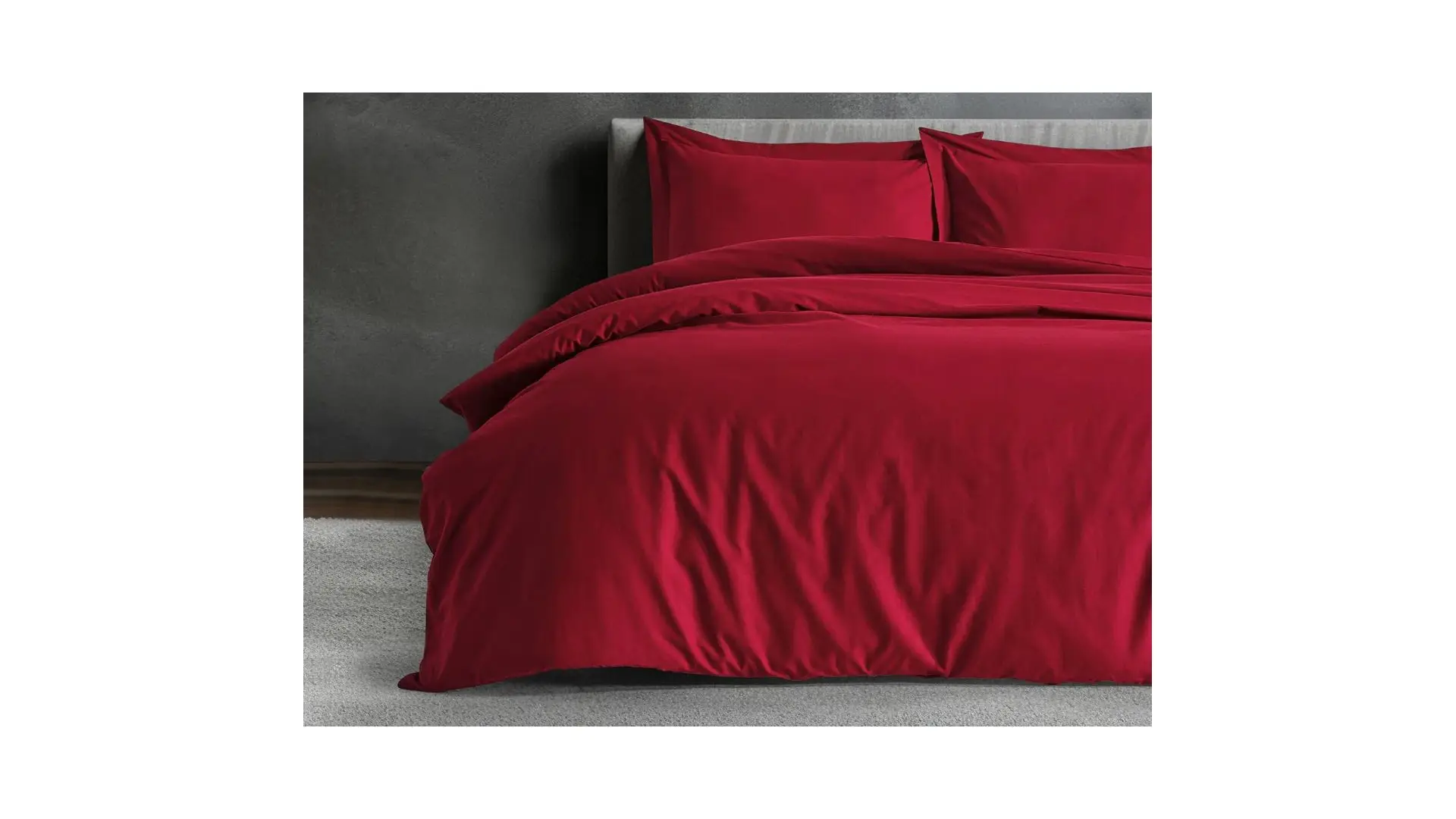 Doqu Home Çift Kişilik Monaco Nevresim Takımı Bordo