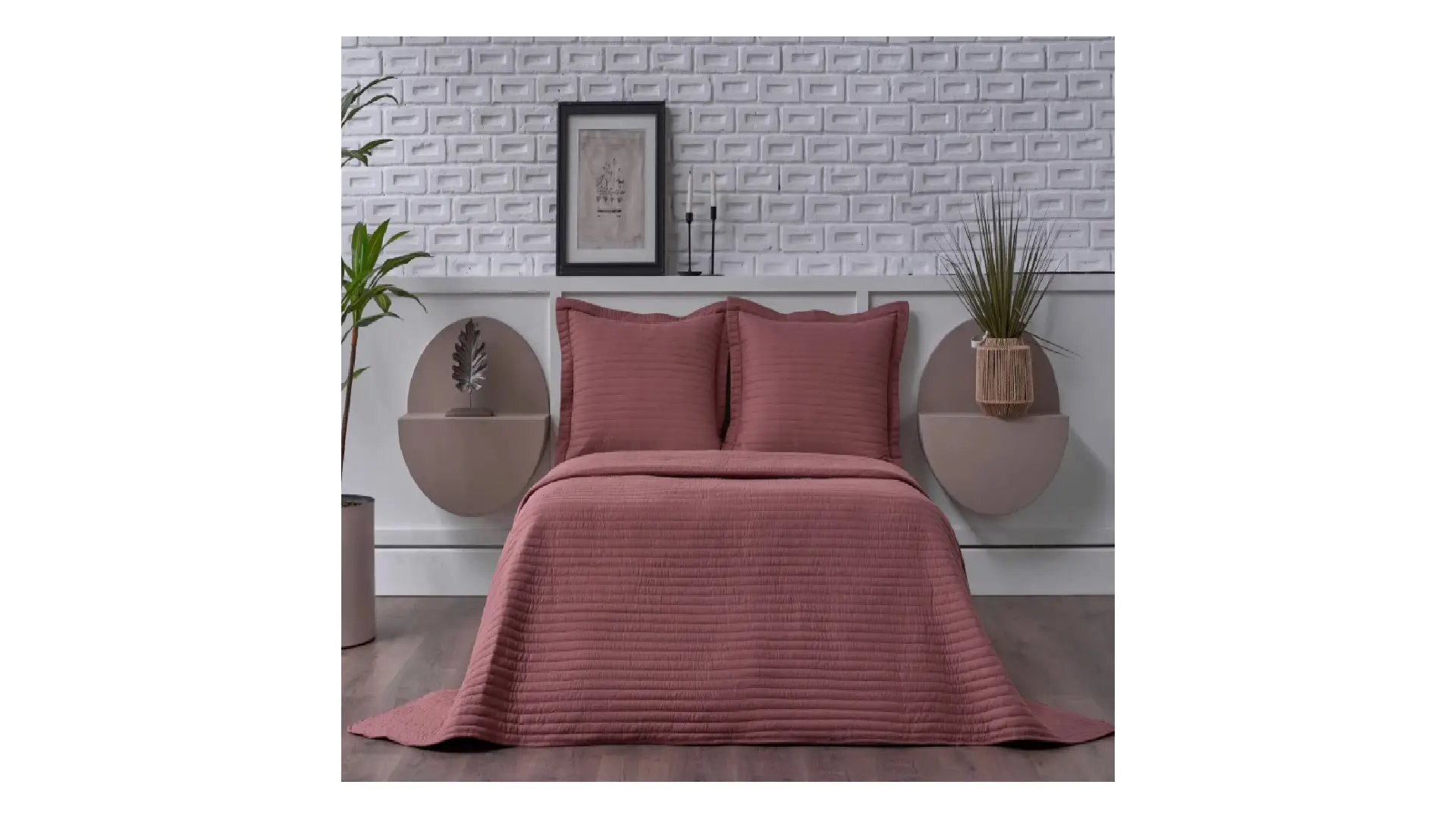 Doqu Home Çift Kişilik Otto Yatak Örtüsü