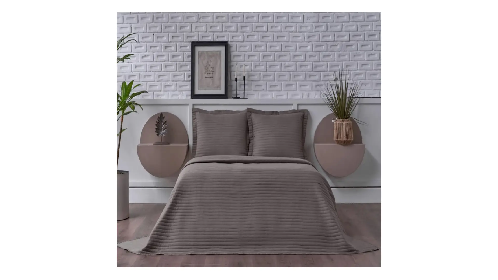 Doqu Home Çift Kişilik Otto Yatak Örtüsü