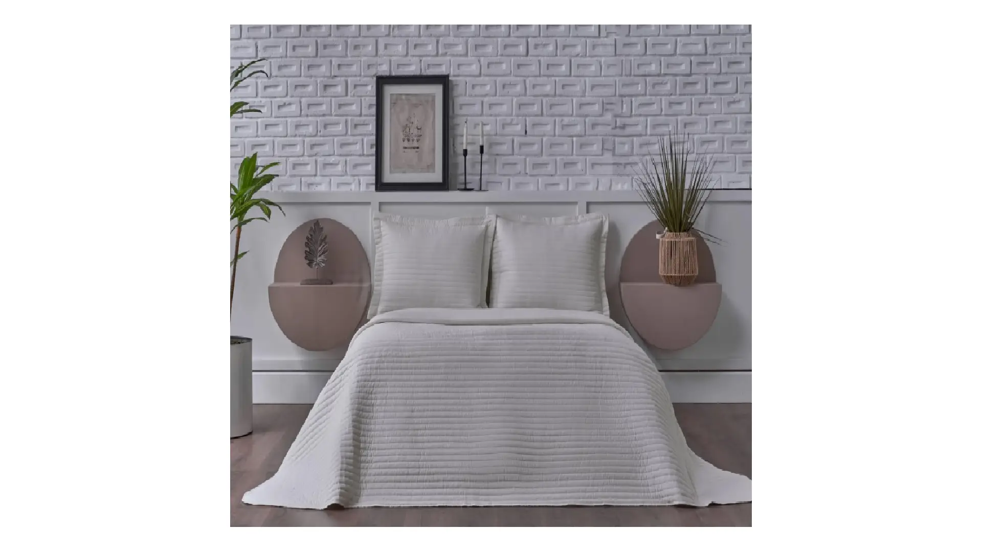 Doqu Home Çift Kişilik Otto Yatak Örtüsü