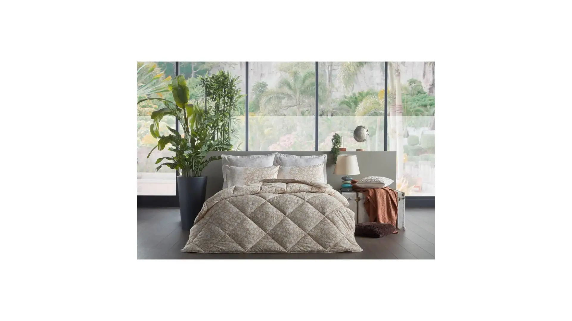 Doqu Home Polycotton Comforter Çift Kişilik Uyku Seti Biella