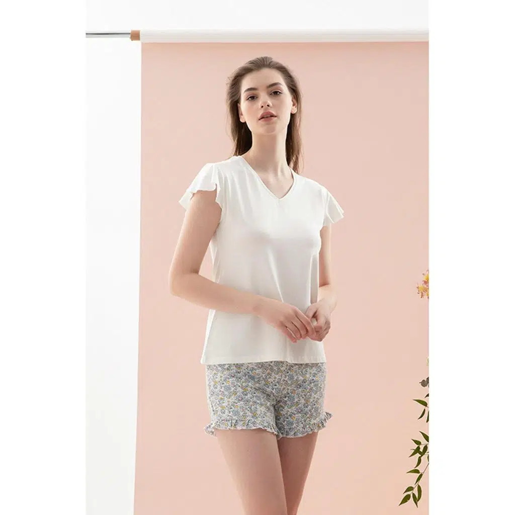 English Home Spring Flower Pijama Takımı S Mavi